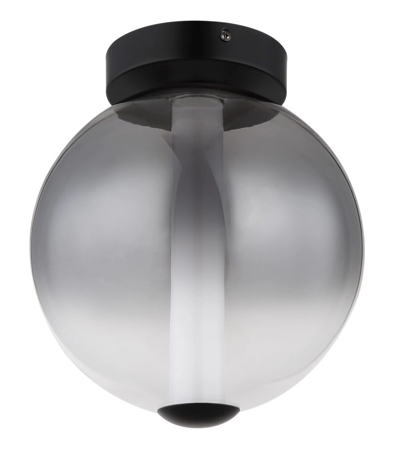 globo-plafonniere-lacy-zwart-glas-ø25cm-led-15798d-1