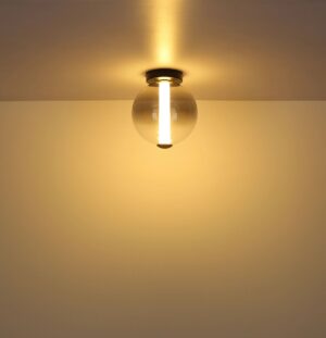 globo-plafonniere-lacy-zwart-glas-ø25cm-led-15798d-1