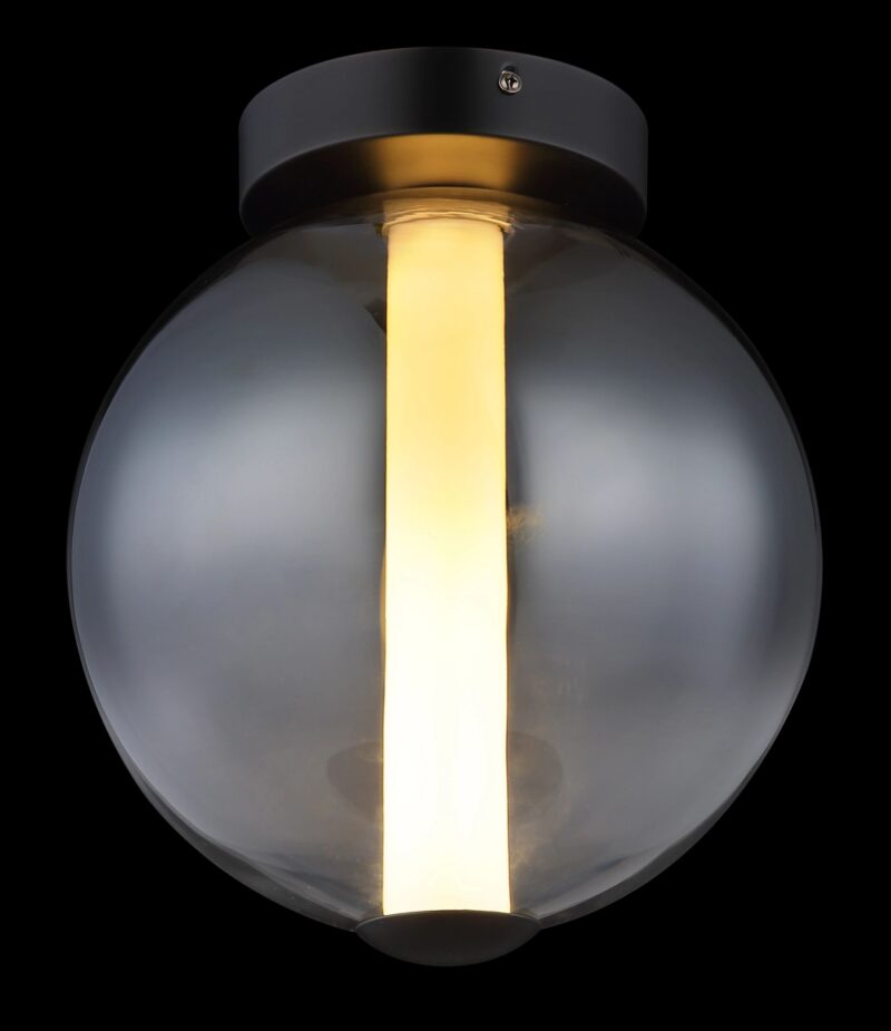 globo-plafonniere-lacy-zwart-glas-ø25cm-led-15798d-1