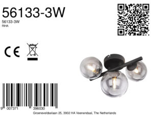 globo-plafonniere-riha-zwart-glas-kleurglas-lamp-g9-56133-3w-1