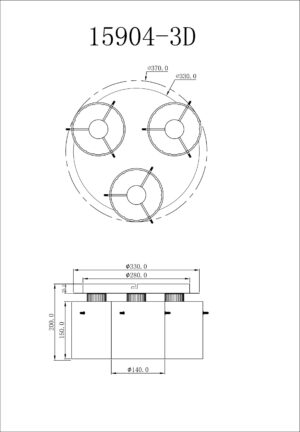 globo-plafonniere-tulivar-zwart-glas-ø37cm-e27-15904-3d-1