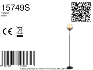 globo-tafellamp-barry-zwart-glas-ø25cm-e27-15749s-1