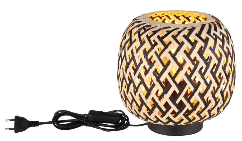 globo-tafellamp-colly-zwart-bamboe-ø20cm-e27-15766t-1