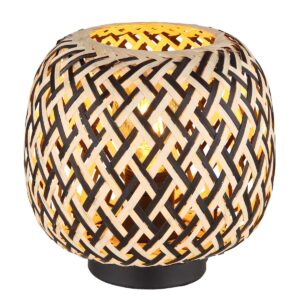 globo-tafellamp-colly-zwart-bamboe-ø20cm-e27-15766t-1