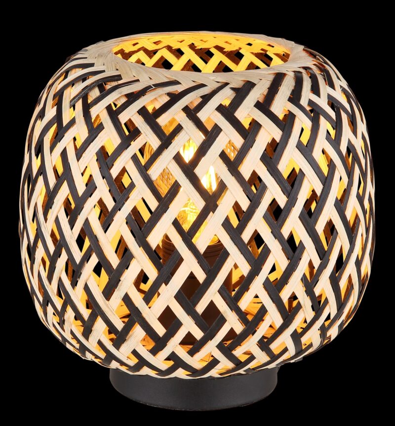 globo-tafellamp-colly-zwart-bamboe-ø20cm-e27-15766t-1