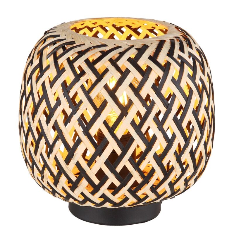 globo-tafellamp-colly-zwart-bamboe-ø20cm-e27-15766t-1