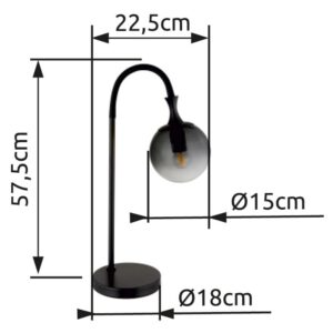 globo-tafellamp-dalton-zwart-glas-e27-15885t-1