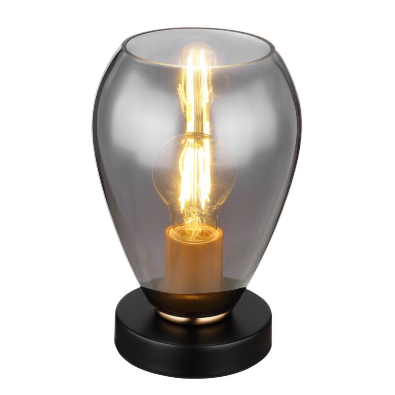 globo-tafellamp-fanni-zwart-glas-ø15cm-e27-15563t-1