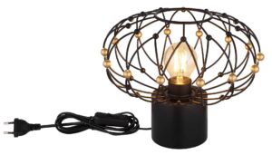 globo-tafellamp-greys-zwart-metaal-ø28cm-e27-15966t-1