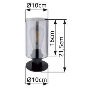 globo-tafellamp-hadera-zwart-glas-ø10cm-e27-15465t-1