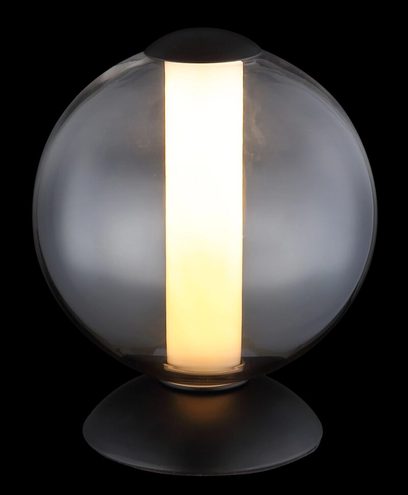 globo-tafellamp-lacy-zwart-glas-ø18cm-led-15798t-1