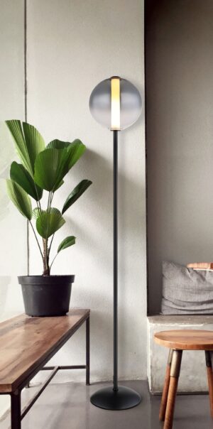 globo-tafellamp-lacy-zwart-glas-ø25cm-led-15798s-1