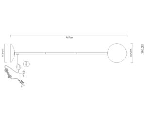globo-tafellamp-lacy-zwart-glas-ø25cm-led-15798s-1