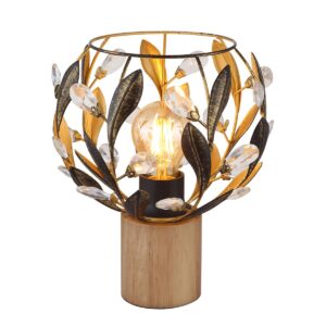 globo-tafellamp-mika-bruin-hout-ø20cm-e27-15759t-1