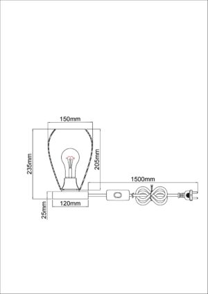 globo-tafellamp-pablo-zwart-hout-ø20cm-e27-15663t-1