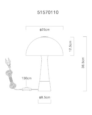 globo-tafellamp-paulin-grijs-metaal-ø25cm-e27-51570110-1