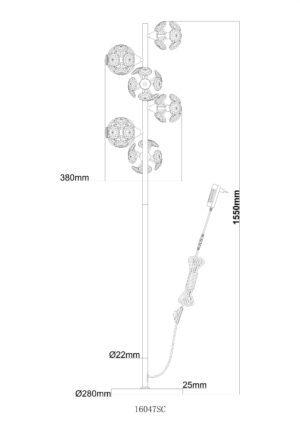 globo-tafellamp-virina-chroom-glas-led-16047sc-1