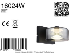 globo-wandlamp-belinda-zwart-glas-led-16024w-1