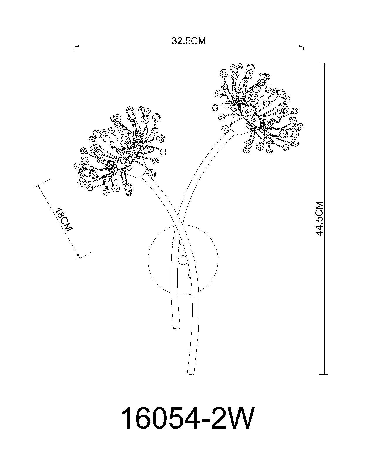 globo-wandlamp-fiore-amberkleurig-glas-g9-16054-2w-1