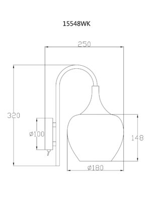 globo-wandlamp-maxy-antraciet-glas-e27-15548wk-1