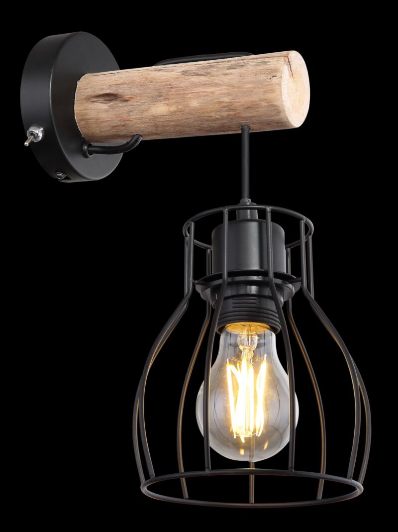 globo-wandlamp-mina-zwart-metaal-bedlampje-e27-15326nw-1