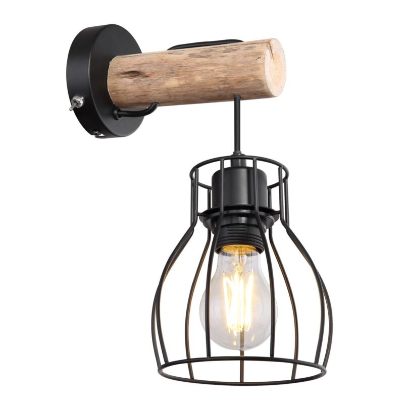 globo-wandlamp-mina-zwart-metaal-bedlampje-e27-15326nw-1