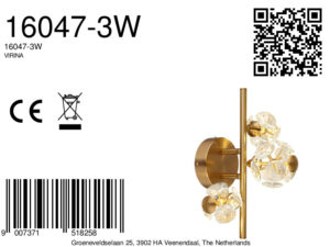 globo-wandlamp-virina-goud-glas-designlamp-led-16047-3w-1