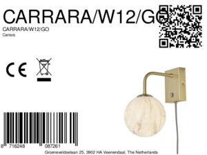 it'saboutromi-wandlamp-carrara-goud-glas-ø12cm-g9-carrara/w12/go-8a