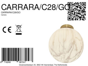 it'saboutromi-plafonniere-carrara-goud-glas-ø28cm-e27-carrara/c28/go-8a