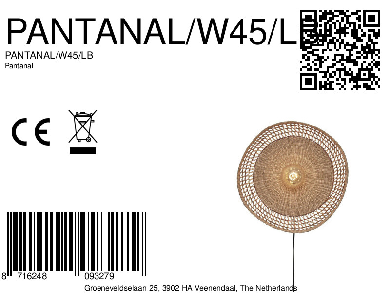 good&mojo-wandlamp-pantanal-naturel-metaalzeegras-ø45cm-e27-pantanal/w45/lb-8a