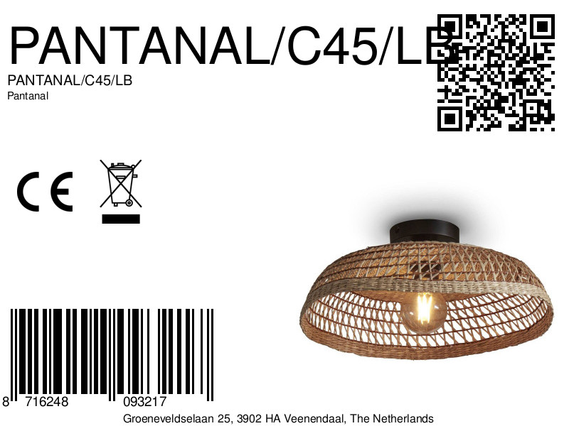 good&mojo-plafonniere-pantanal-naturel-metaalzeegras-ø45cm-e27-pantanal/c45/lb-8a