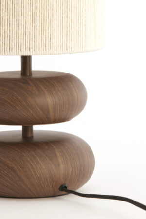 light&living-tafellamp-danialo-beigecrème-metaal-ø22cm-e27-1885583-7e0
