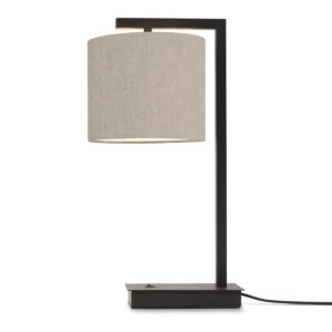 it'saboutromi-tafellamp-boston-grijs-linnenmetaal-ø18cm-e14-boston/t/b/1815/ll-1