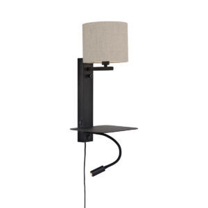 it'saboutromi-wandlamp-florence-grijs-linnenmetaal-bedlampje-e14-florence/wxl/b/1815/ll-1