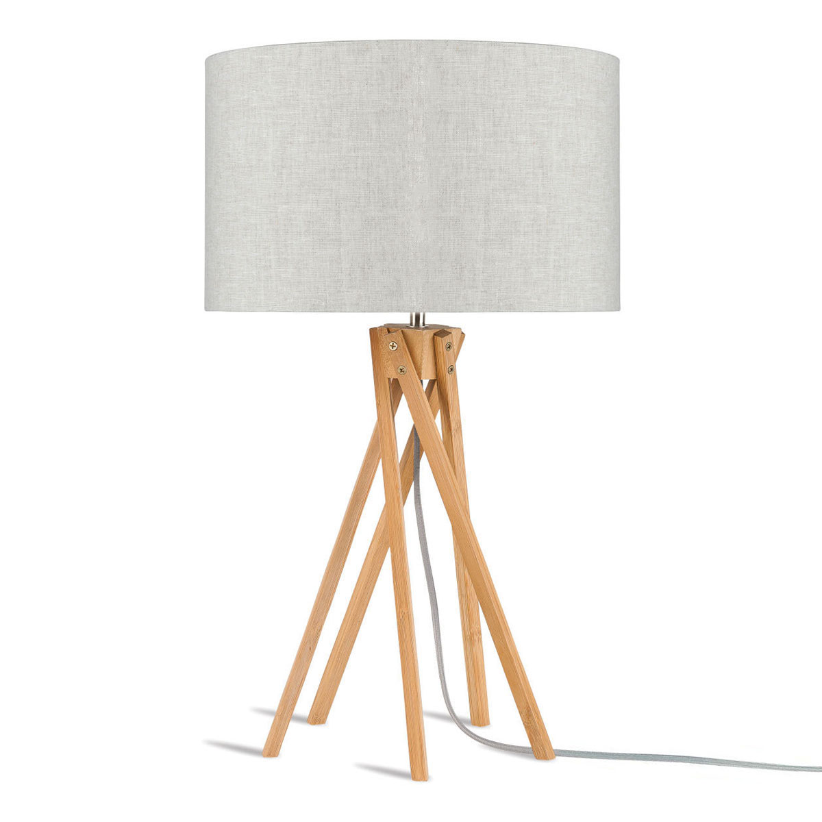 good&mojo-tafellamp-kilimanjaro-grijs-bamboelinnen-ø32cm-e27-kilimanjaro/t/3220/ll-1