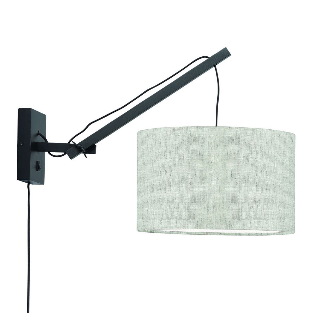 good&mojo-wandlamp-andes-grijs-bamboelinnen-ø32cm-e27-andes/w2/b/3220/ll-1