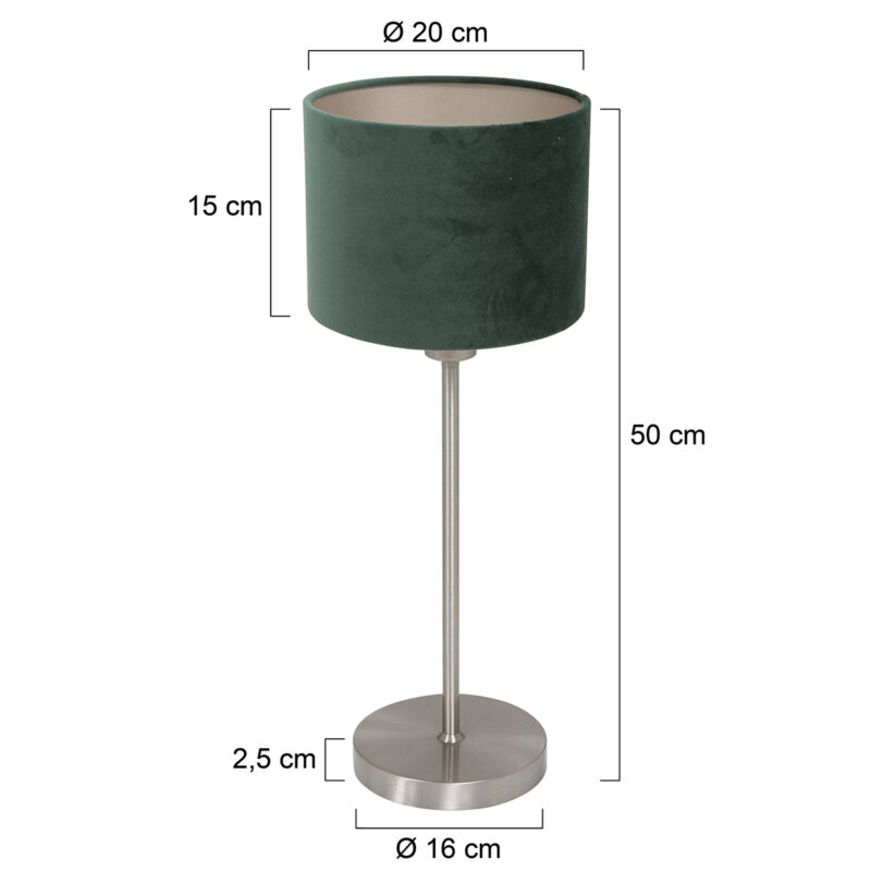 mexlite-tafellamp-noor-groenstaal-metaaltextiel-nachtkastlamp-e27-4416st-1