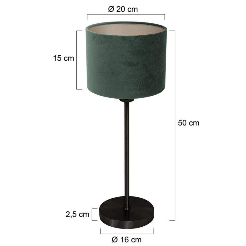 mexlite-tafellamp-noor-groenzwart-metaaltextiel-nachtkastlamp-e27-4427zw-1