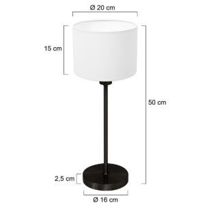 mexlite-tafellamp-noor-witzwart-metaaltextiel-nachtkastlamp-e27-4419zw-1