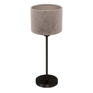 mexlite-tafellamp-noor-zilverzwart-metaaltextiel-nachtkastlamp-e27-4423zw-1