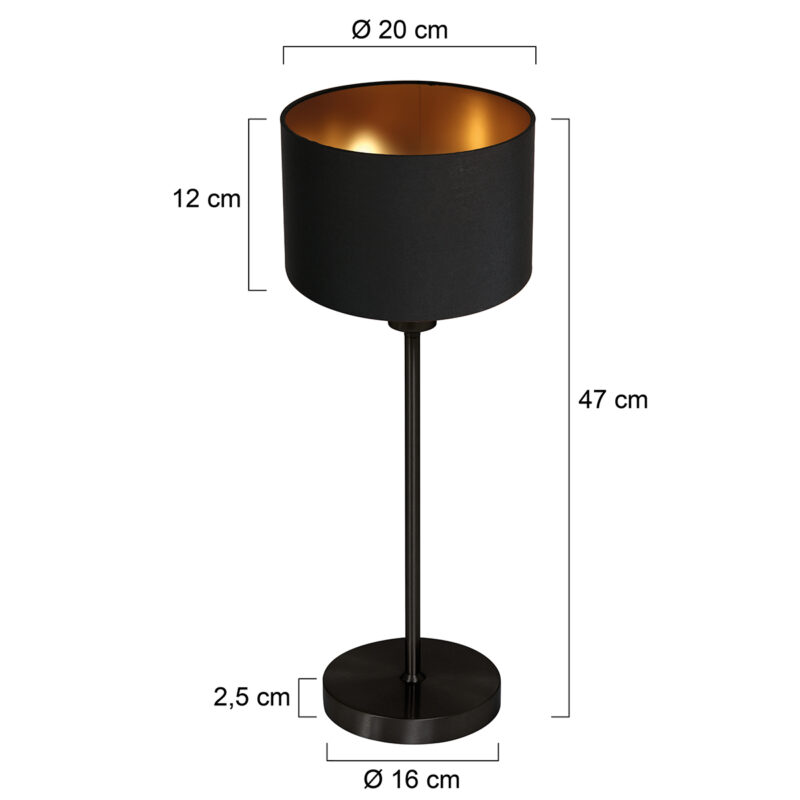 mexlite-tafellamp-noor-zwart-metaaltextiel-nachtkastlamp-e27-4418zw-1