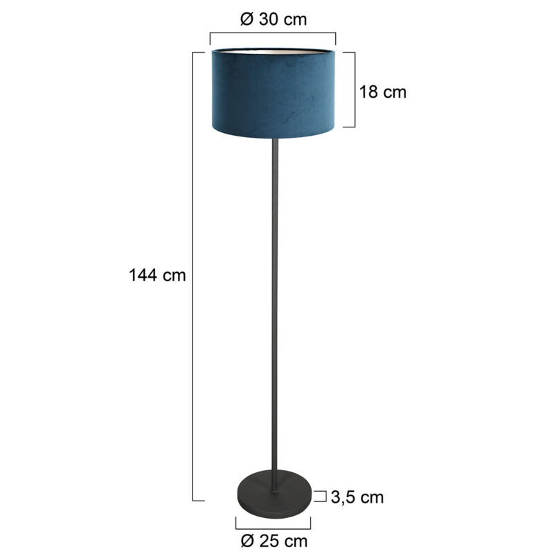 mexlite-vloerlamp-noor-blauwzwart-metaaltextiel-schemerlamp-e27-4446zw-1