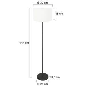 mexlite-vloerlamp-noor-witzwart-metaaltextiel-schemerlamp-e27-4437zw-1