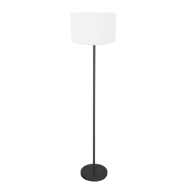 mexlite-vloerlamp-noor-witzwart-metaaltextiel-schemerlamp-e27-4443zw-1
