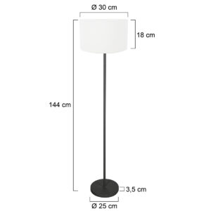 mexlite-vloerlamp-noor-witzwart-metaaltextiel-schemerlamp-e27-4443zw-1