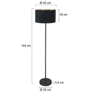 mexlite-vloerlamp-noor-zwart-metaaltextiel-schemerlamp-e27-4436zw-1
