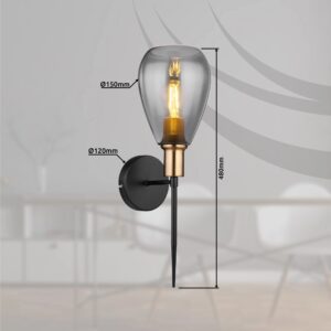 globo-wandlamp-fanni-zwart-glas-bedlampje-e27-15563w-1