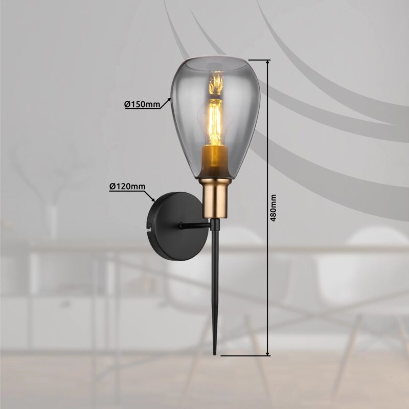 globo-wandlamp-fanni-zwart-glas-bedlampje-e27-15563w-1