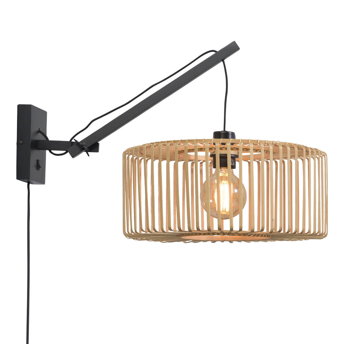 good&mojo-wandlamp-bromo-naturel/zwart-bamboe-ø40cm-e27-bromo/w2/ad/b/4018/n-1