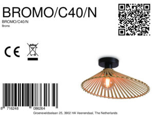 good&mojo-plafonniere-bromo-naturel/zwart-bamboe-ø40cm-e27-bromo/c40/n-8a